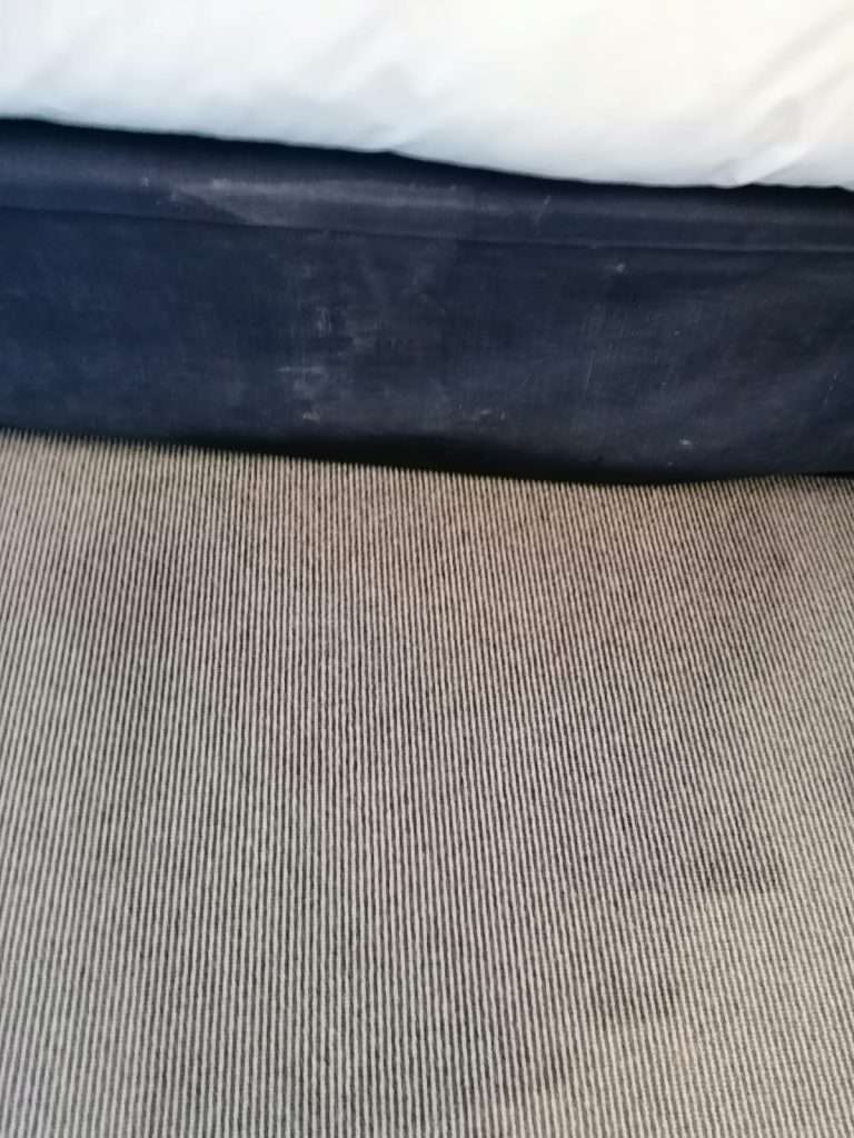 hotel carpet after deep cleaning